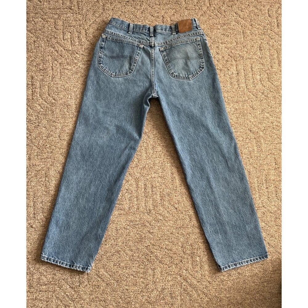 Vintage Lee Jeans Mens 31x30 Straight Leg Light Wash 90s - Picture 6 of 8
